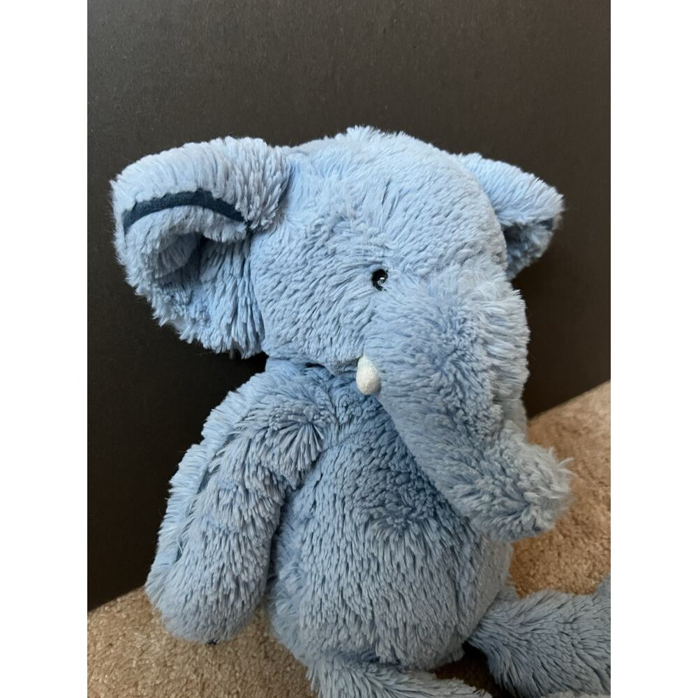 Retired Jellycat Elephan Medium Blue Soft Toy Plush 12 in - Picture 4 of 8
